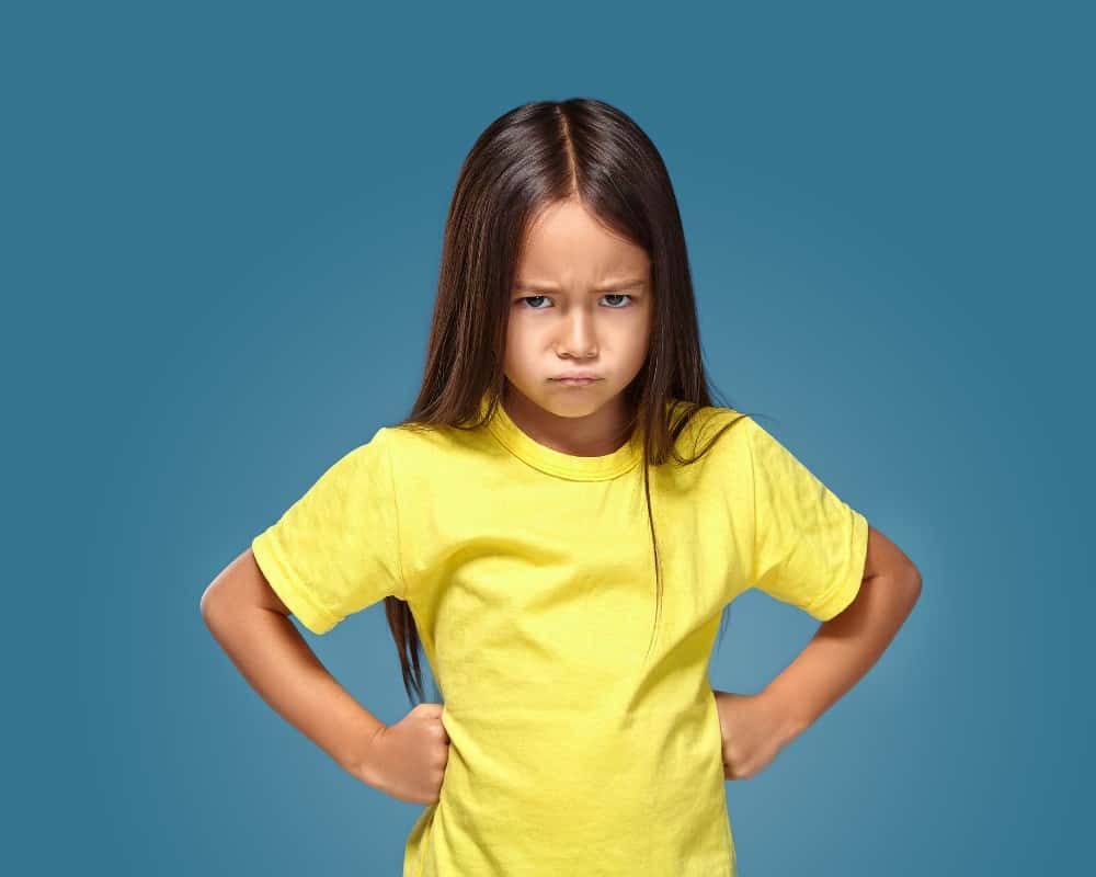 angry kid